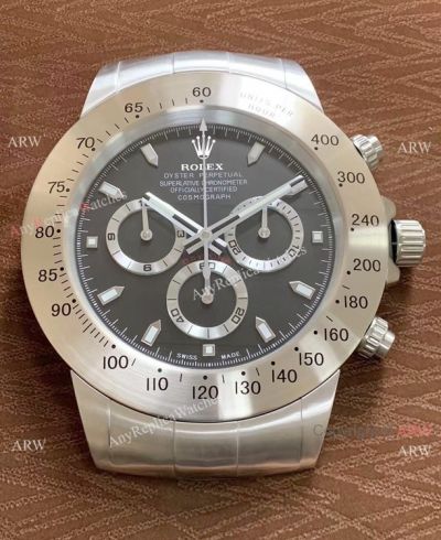 New Arrival!! Stainless Steel Daytona Replica Rolex Wall Clock For Sale